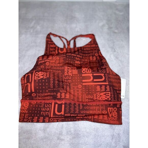 New! Lululemon Energy High Neck Bra Black Women’s 6 - Picture 3 of 9